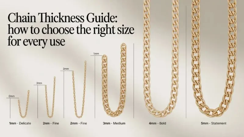 Chain Thickness Guide: How to Choose the Perfect Size for Every Use