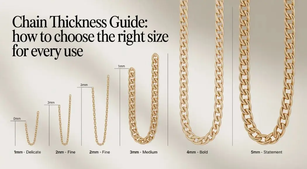Chain Thickness Guide: How to Choose the Perfect Size for Every Use