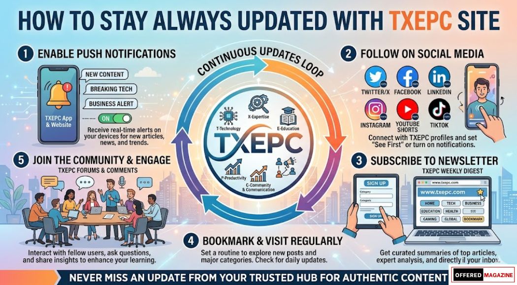 How to Stay Always Updated With TXEPC Site: Complete 2026 Step-by-Step Guide 