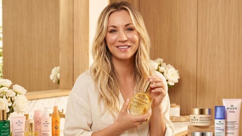 Kaley Cuoco NUXE: The Celebrity Skincare Secret Behind Her Natural Glow