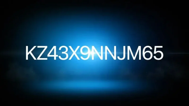 KZ43X9NNJM65: One Code That May Change Everything