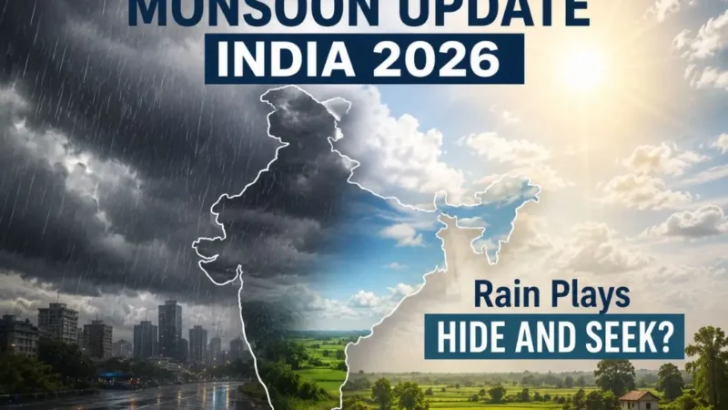 Monsoon Update India 2026: Rain Plays Hide and Seek?