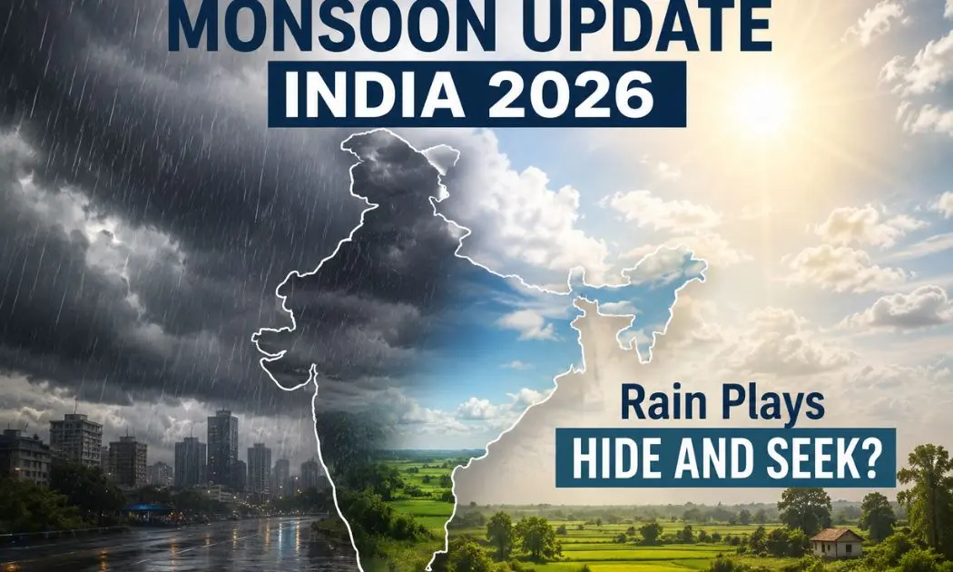 Monsoon Update India 2026: Rain Plays Hide and Seek?